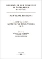 Ludwig Senfl: Motets For Four Voices (A-I) Study Scores sheet music cover